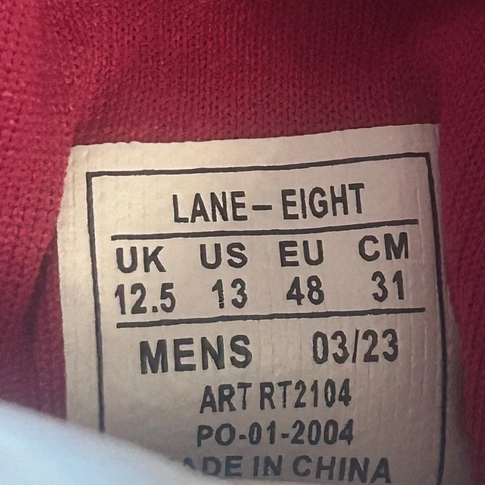 Lane Eight Men’s Hibiscus Relay Trainer NWB Size 13 - Picture 6 of 6